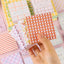 Cute plaid notes Plaid pattern Grid drive to series Decorative notes DIY hand account decoration NP-000122 - CHL-STORE 