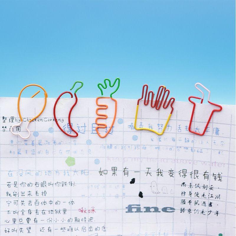 Cute shape metal paper clip vegetable and fruit paper clip animal paper clip - CHL-STORE 