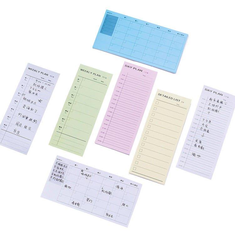 Day-Week-Month List Planning Notes Calendar Memo NP-000131 - CHL-STORE 