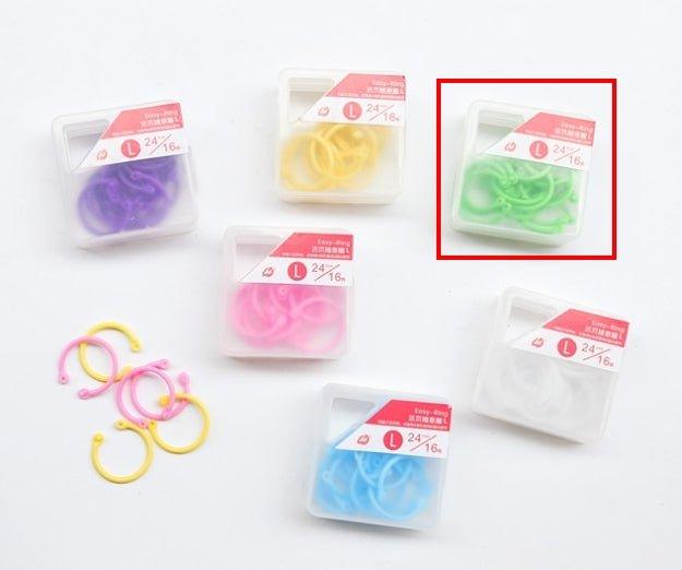 DIY Stationery Color Plastic Rings Binding Rings Plastic NP-070023 - CHL-STORE 