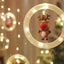 Luzes decorativas de Natal Luzes de cordas 8 Modos Quarto interno Janela de festas de casamento ao ar livre plug-in plug-in USB para 000029