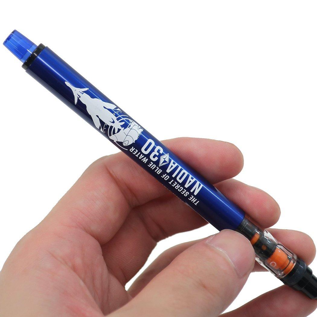 ENSKYxUNI KURU TOGA 0.5MM Adventure Girl Natina Automatic Pencil Continuous Core Automatic Pen Blue Rod Black Rod - CHL-STORE 