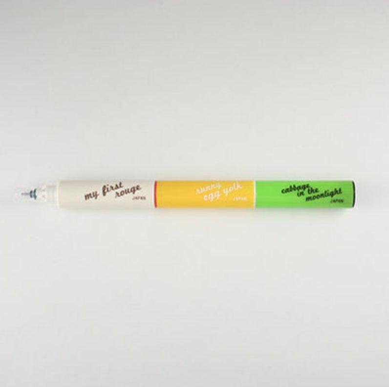 Epoch 462-090 Chemical color barrel spliced single highlighter 0.5 mm color pen 5 colors - CHL-STORE 