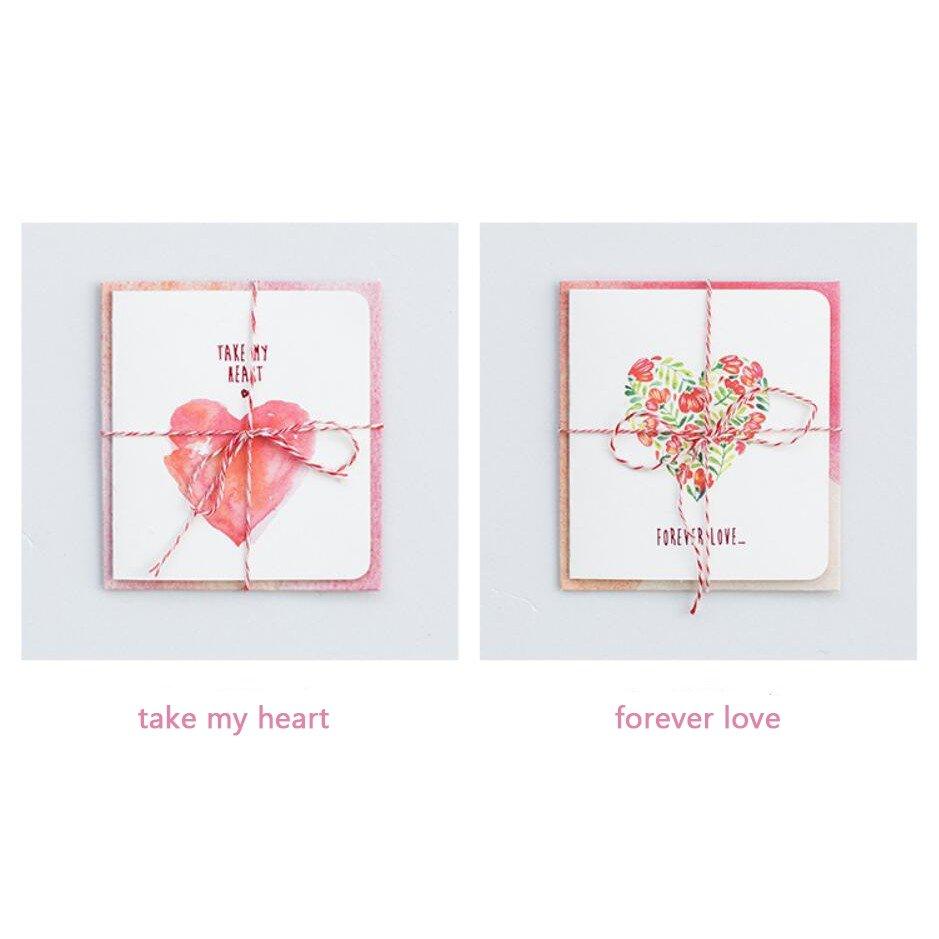 Eternal Love Gentle Hand-painted Style Exquisite Creative Message Card Thank You Card Card Universal Card - CHL-STORE 