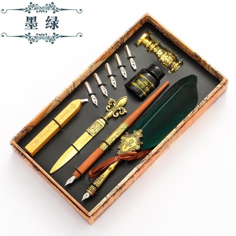 Beige Wooden Calligraphy Pen Set at Rs 500/set