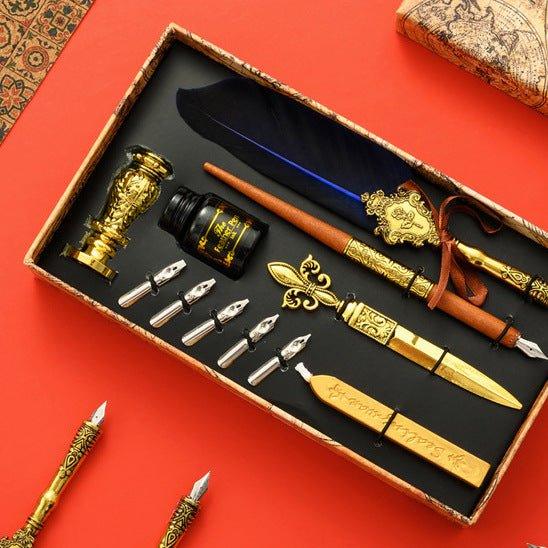 European Quill Pen Set: Exquisite Craftsmanship and Elegant Design – CHL- STORE