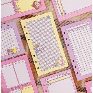 Fantasy cute color loose-leaf paper 6 hole A6 horizontal line blank LIST grid NP-H6ZQA-501 - CHL-STORE 