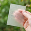 Fir orange grid ins transparent waterproof PET notes transparent notes waterproof notes - CHL-STORE 