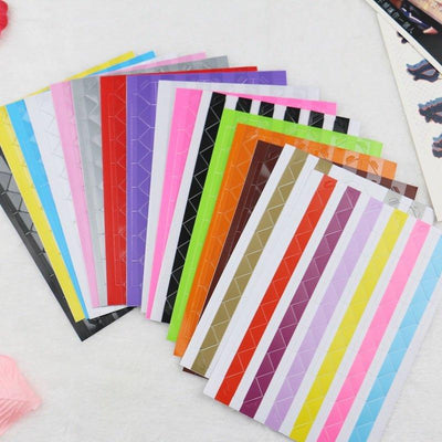 Fixed photo corner sticker self-adhesive pvc transparent photo sticker corner DIY photo album accessories material phase angle 102 pieces into NP-000118 - CHL-STORE 