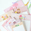 Flower ink produced pink bear cute note book MEMO checkered paper B5 NP-030015 - CHL-STORE 