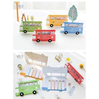 Forest BUS Series Cute Animal Category Notes Long Label Sticker MEMO Notes NP-H7TGI-026 - CHL-STORE 