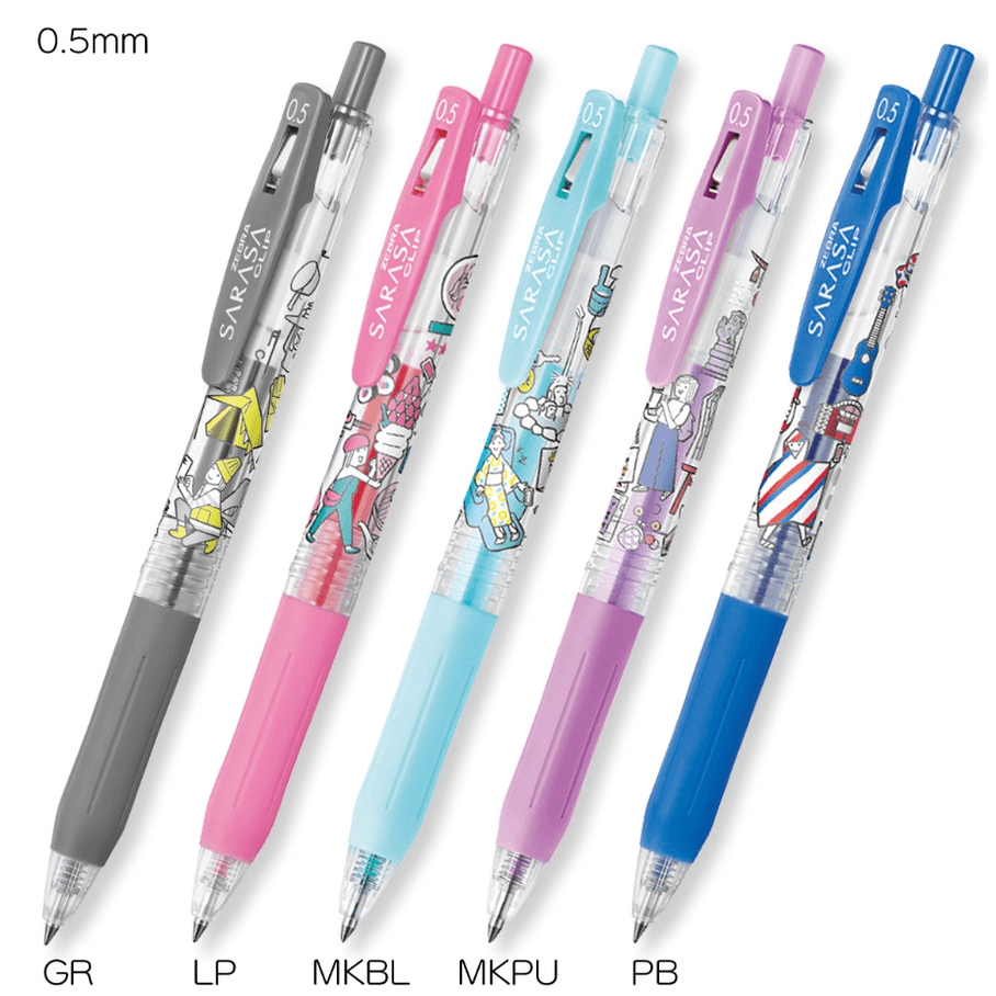 ZEBRA SARASA Clip Limited Color Gel Pen - Travel Series – CHL-STORE