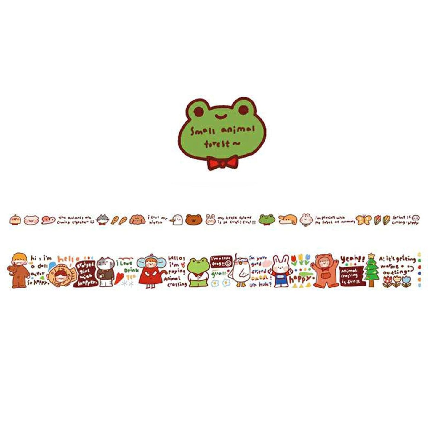 Happy Power Sauce Illustration Pocket Paper Tape NP-H7TAY-0346 - CHL-STORE 