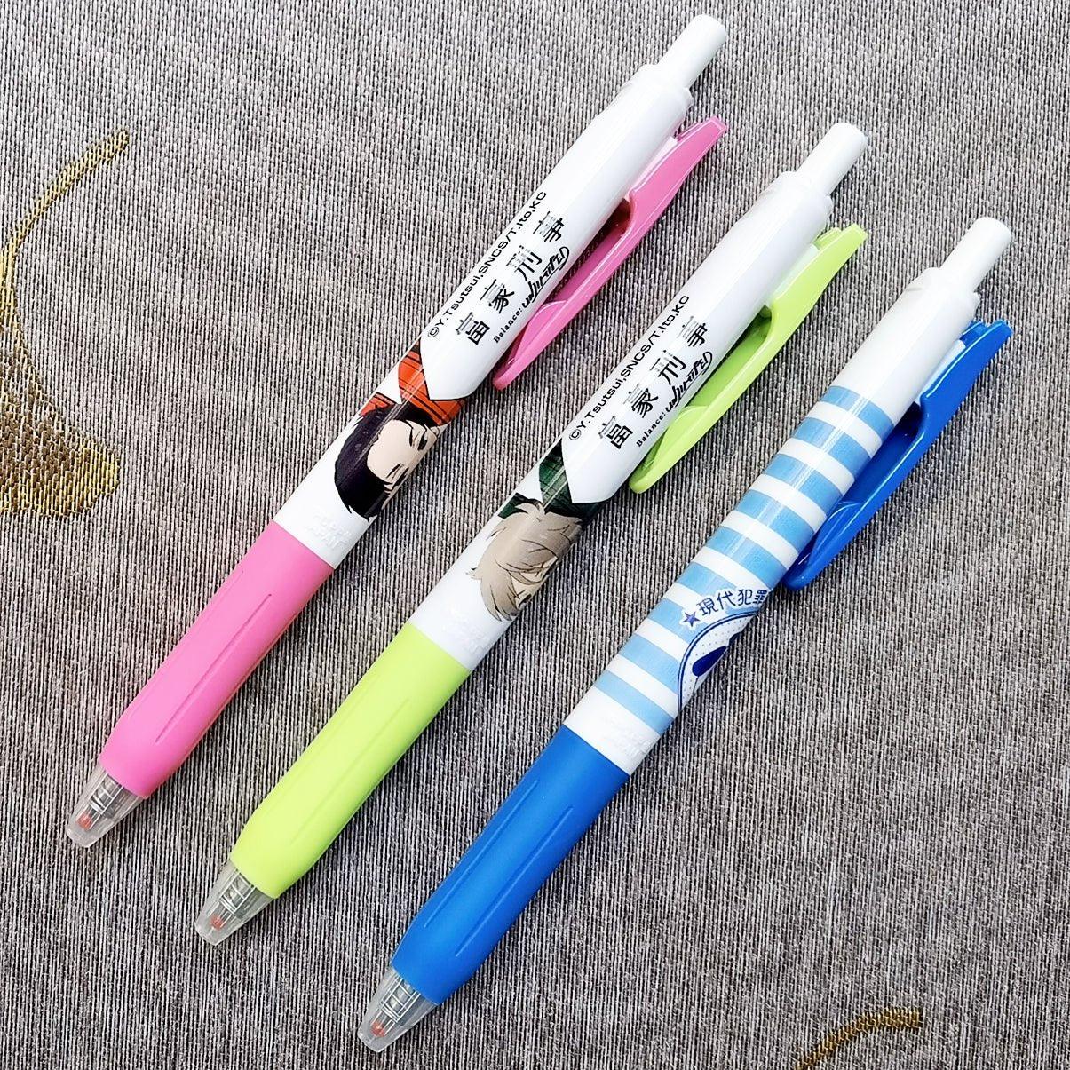 HISAGO x ZEBRA HH1441 SARASA Regal Criminal 0.5mm Gel Pen Anime Q Version Powder Stick Kobe Daisuke - CHL-STORE 