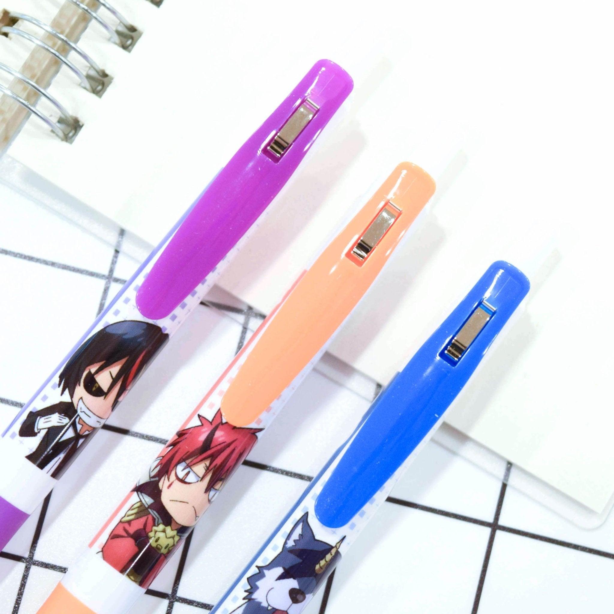 BOENJOY Gifts Naruto Series Kakashi Anime Pen | 5 Pieces | Black Pen |  Extra Smooth | Design C | 5 Pieces : Amazon.in: Toys & Games