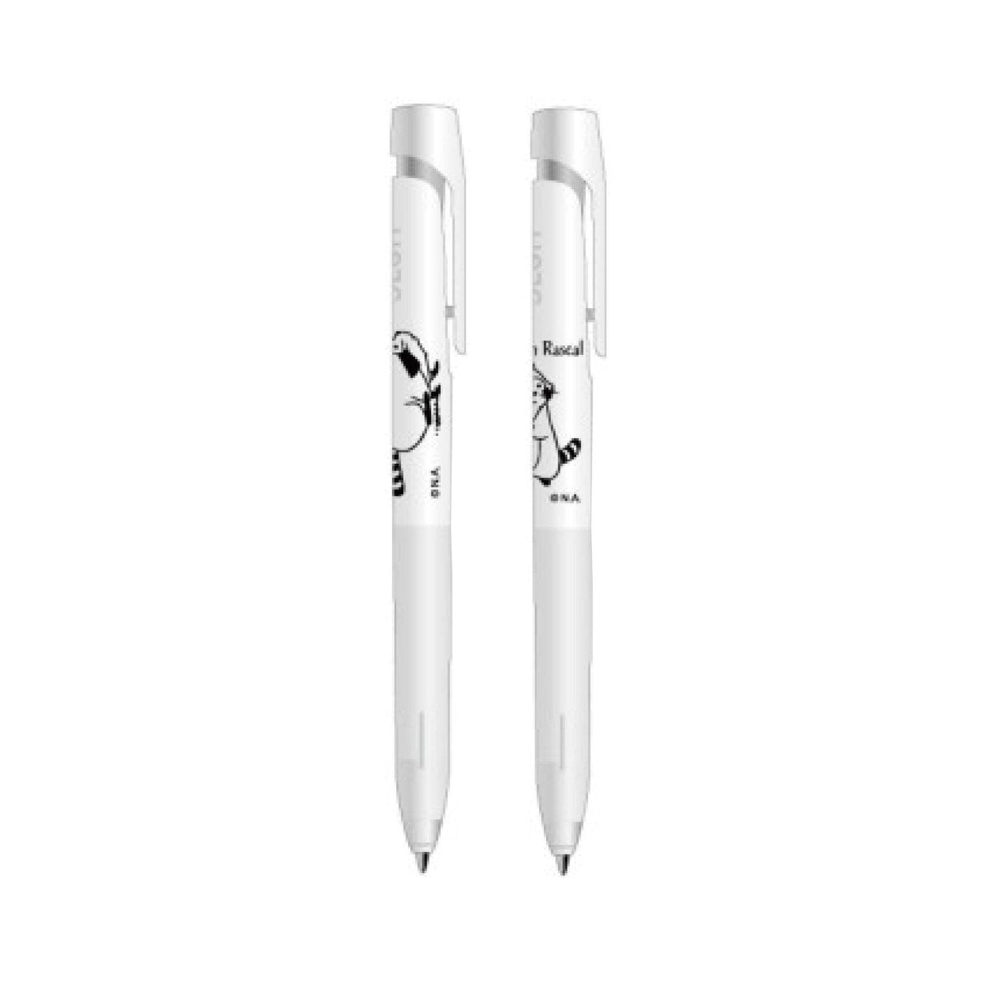 HISAGOxZebra BLEN Raccoon Rascal 0.7mm medium oil pen white stick black ink walking coin - CHL-STORE 