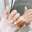 Ice translucent color three-dimensional camellia manicure accessories Light translucent ice translucent pearl color AC-030014 - CHL-STORE 