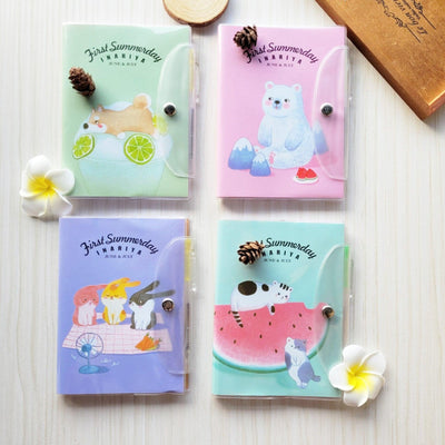 INARIYA Pet Notes Pocket Notebook Pocket Notebook Message Notes with Ballpoint Pen Random Shipping NP-030070 - CHL-STORE 