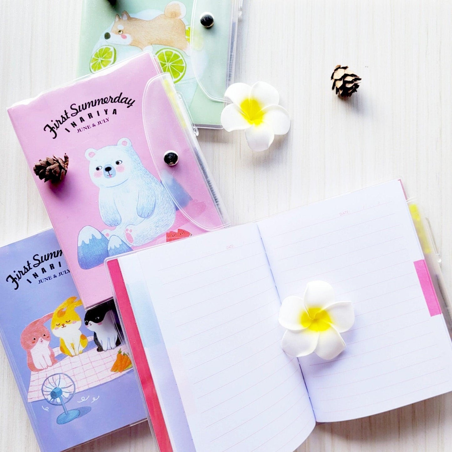 INARIYA Pet Notes Pocket Notebook Pocket Notebook Message Notes with Ballpoint Pen Random Shipping NP-030070 - CHL-STORE 