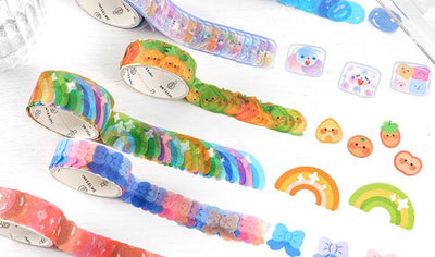 Infeel.me Cute Multicolor Sweetheart Collection Single Pack Sticker Paper Tape NP-000082 - CHL-STORE 