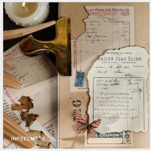 INFEEL.ME My Note Book Series Retro Handbook Message Memo Note Paper NP-030001 - CHL-STORE 