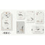 Infeel.Me Note Paper Four Days Talk Series ins Collage Decoration Small Fresh Handbook DIY Material Paper MEMO Paper Note Paper - CHL-STORE 