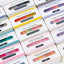 Ins Rainbow Retro Color Decorative Edges Base Paper Tape Set 8 Roll In NP-000140 - CHL-STORE 
