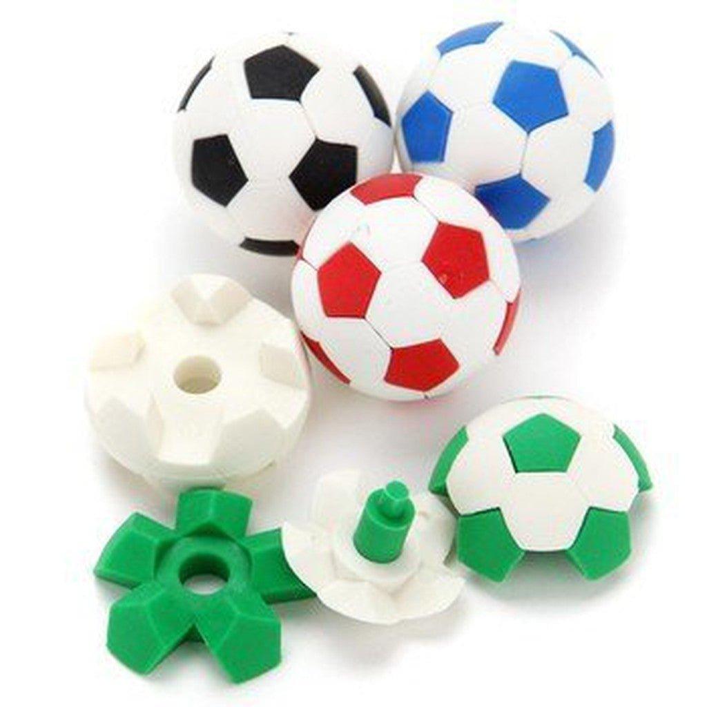 IWAKO ER-961129-A Ball Football Realistic Colorful Modeling Eraser Wipe Random Shipment - CHL-STORE 