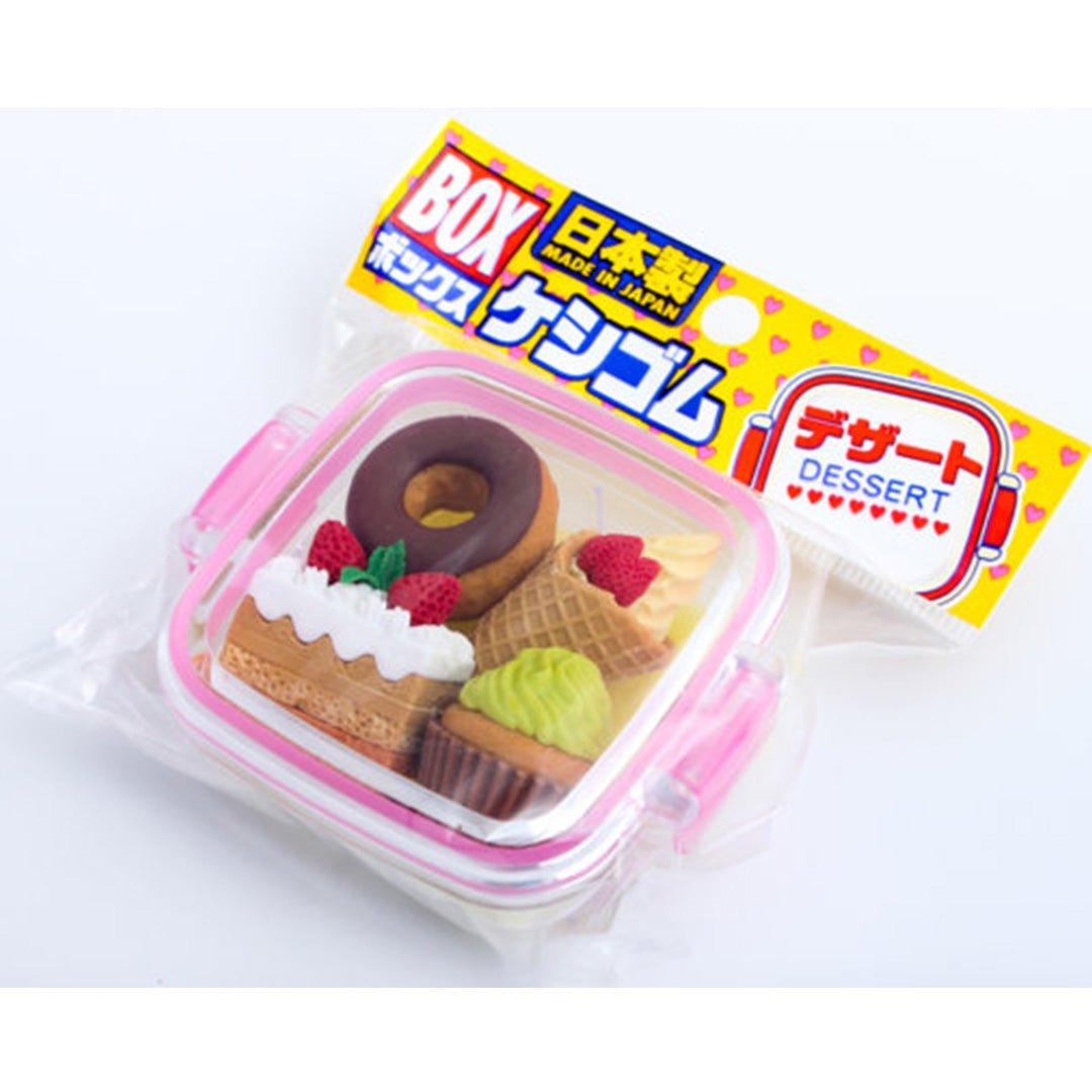 IWAKO ER-981066 Dessert Shape Eraser Donut Cookies Croquette Cake Ice Cream wiper - CHL-STORE 