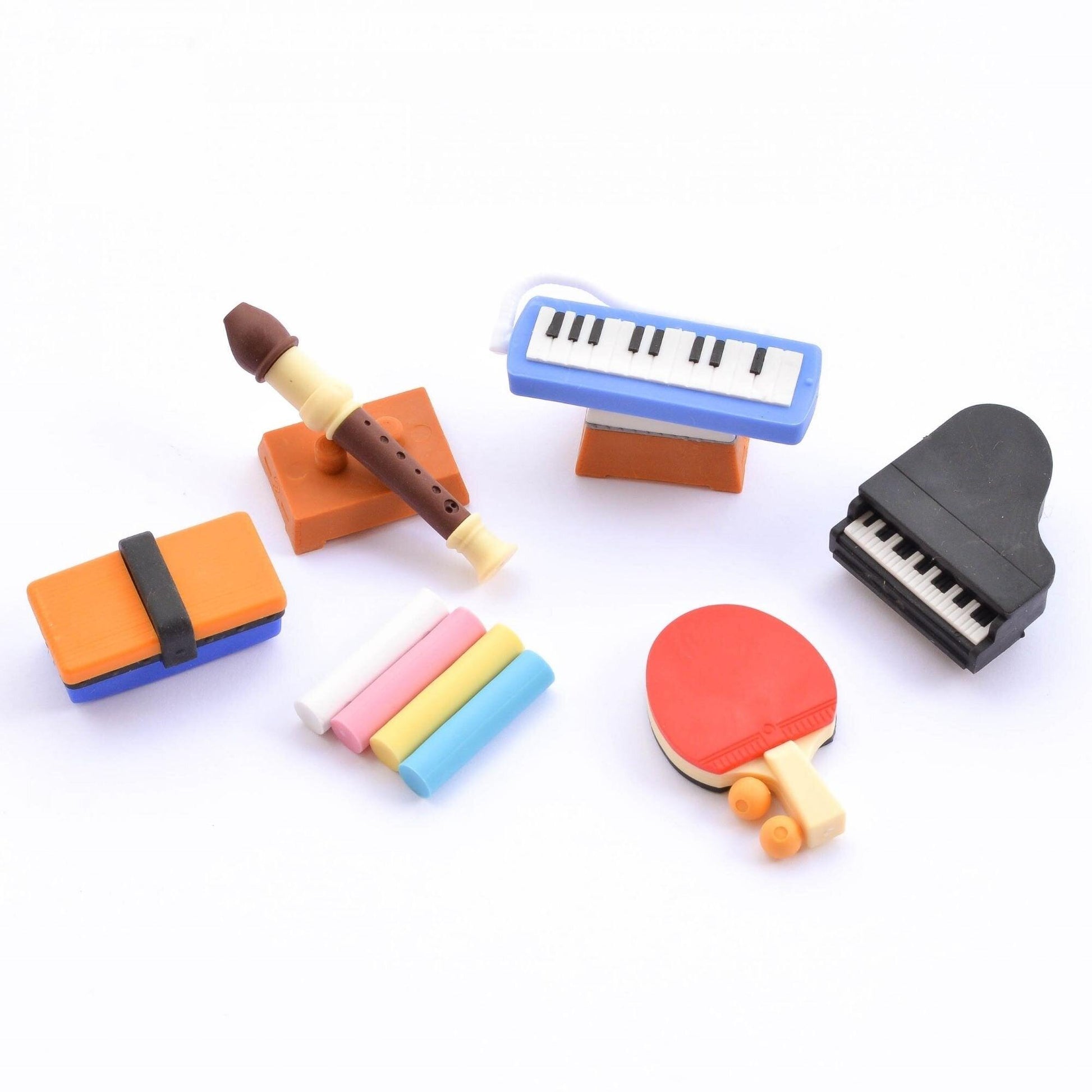 IWAKO ER-BRI039 non-toxic creative modeling eraser eraser wipe cloth musical instrument group - CHL-STORE 