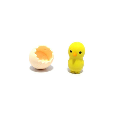 IWAKO ER-TAM001 Yellow Chick Eggshell Chicken Modeling Non-toxic Environmental Eraser - CHL-STORE 
