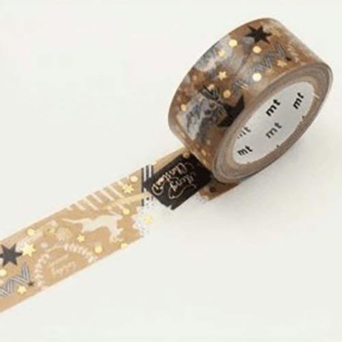 Japan MT MTCMAS67 Christmas limited plant handicraft bronzing and paper tape - CHL-STORE 