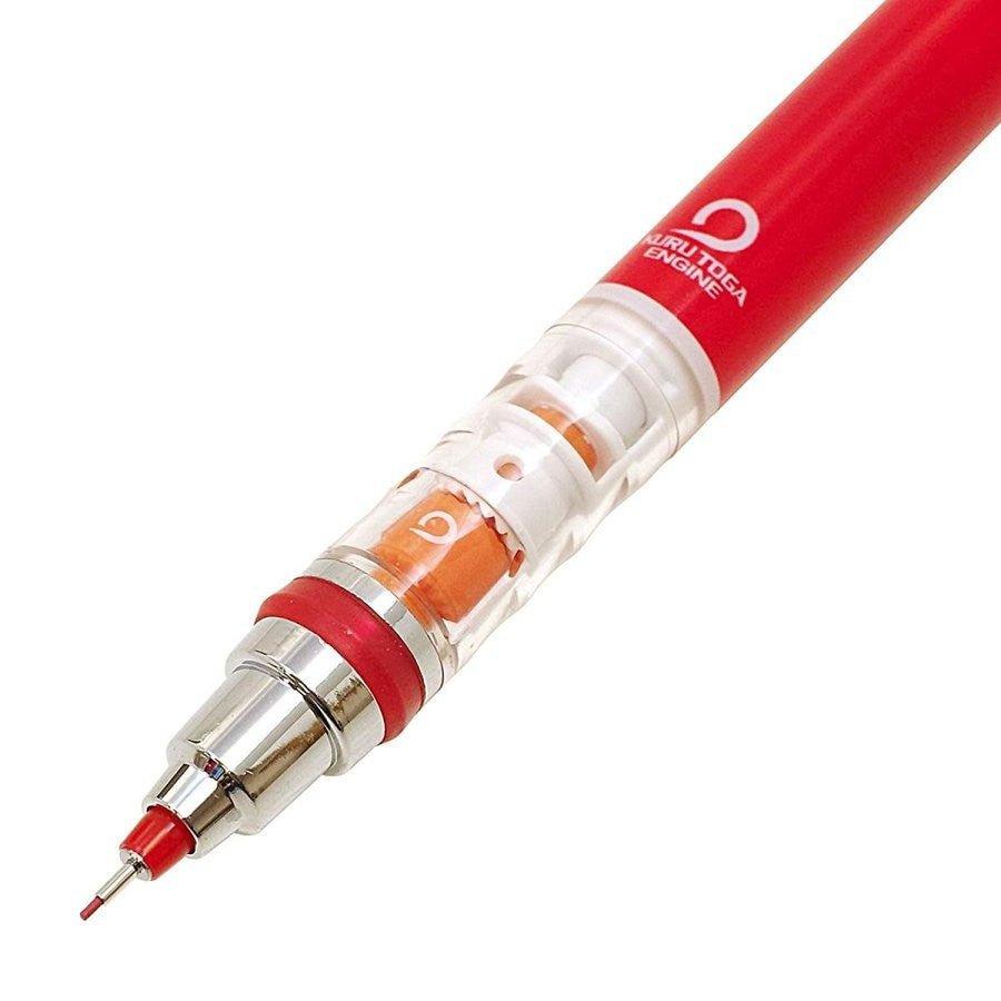 Japan UNI Mitsubishi M5-450C Rotating Automatic Pencil 0.5mm Red Automatic Pen - CHL-STORE 