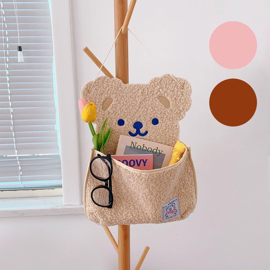 Japanese cute bear wall hanging storage bag NP-020008 - CHL-STORE 