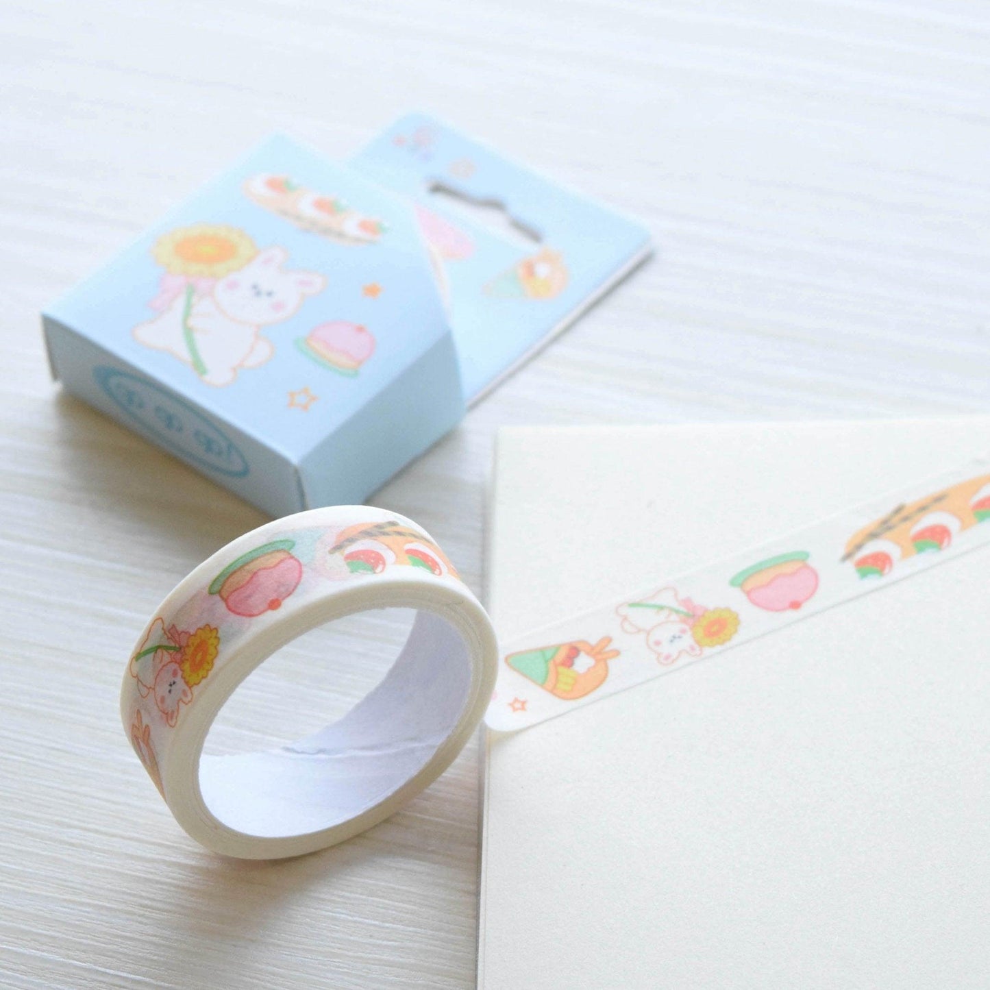 Japanese cute bunny plaid washi tape decoration random shipment NP-000106 - CHL-STORE 