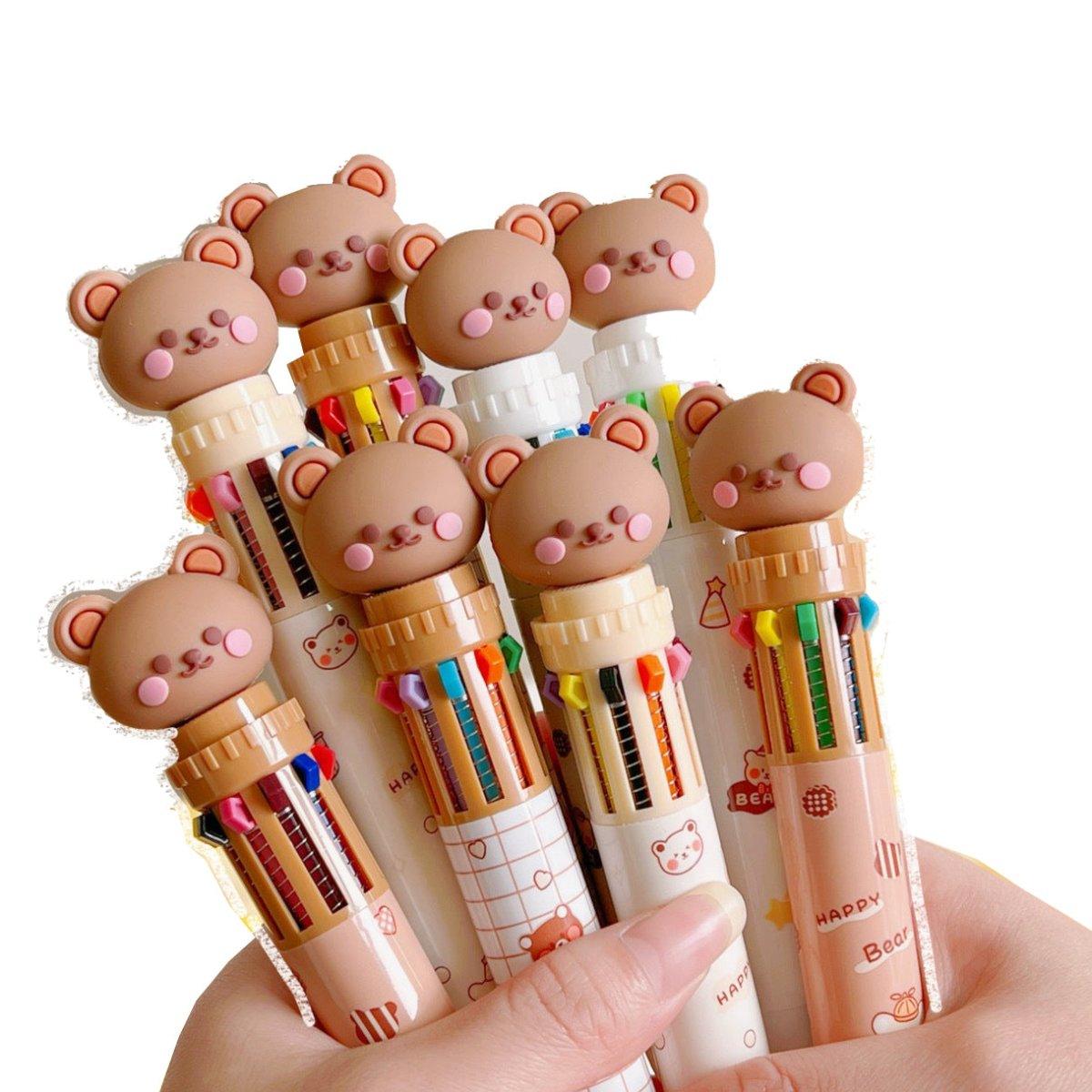 Japanese high-quality cute quick-drying 0.5mm multi-color pressing gel pen NP-010016 - CHL-STORE 