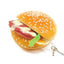 Junna SQZ008 fun spoof realistic hamburger hand-held toy fragrance healing small object stress relief toy charm - CHL-STORE 