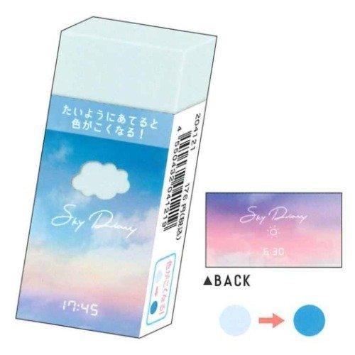 KAMIO 20412 Hand-painted Eraser that will change color after the sun is irradiated Color-changing eraser Special eraser Function eraser - CHL-STORE 