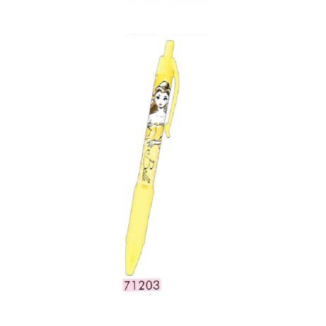 KAMIO 71203 Disney Princess Series Bright Color Princess Belle Gel Pen Yellow 0.5mm Yellow Ink - CHL-STORE 