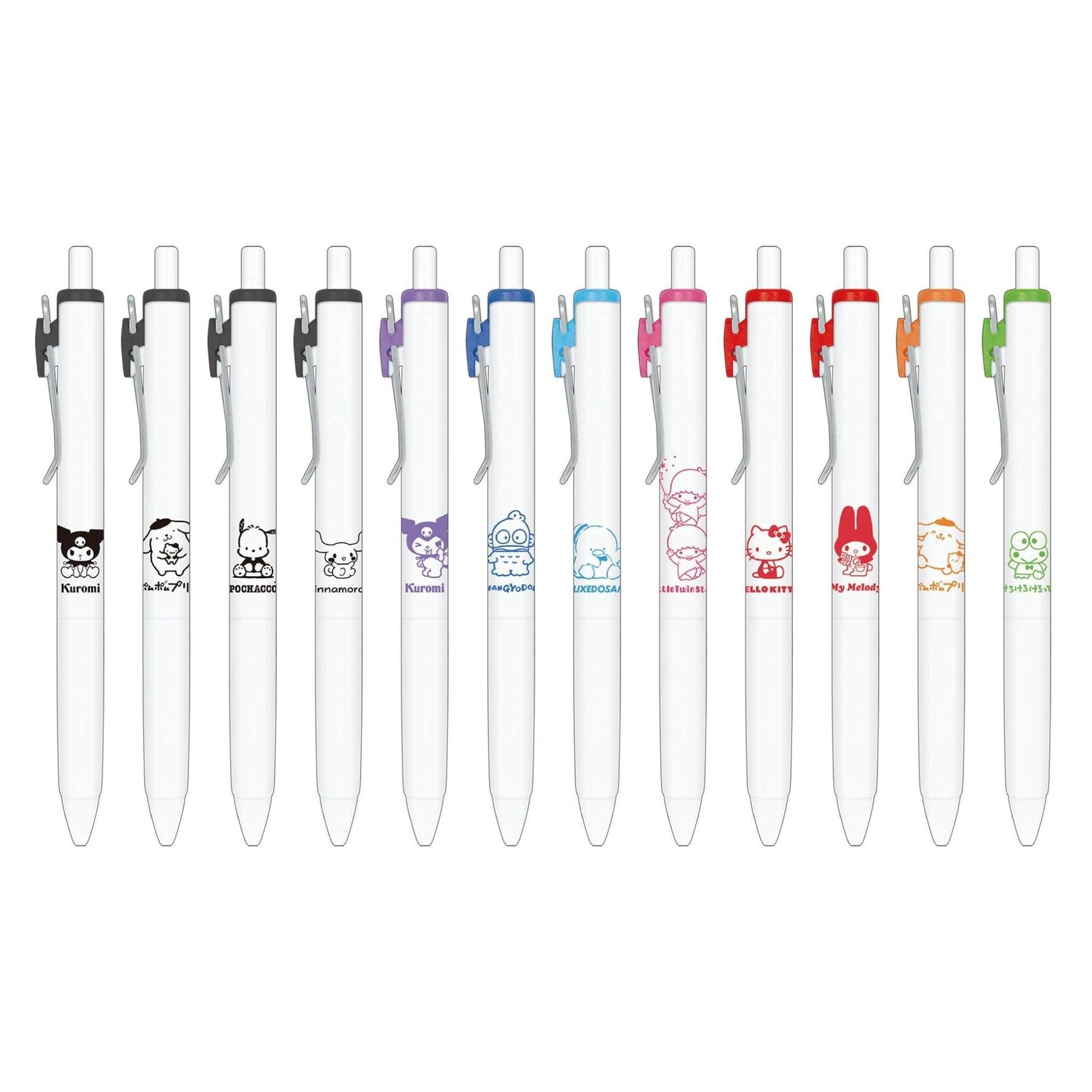 Uni-Ball One Gel Pen - 0.38 mm - 3 Color Set - Sanrio Characters A - Limited Edition