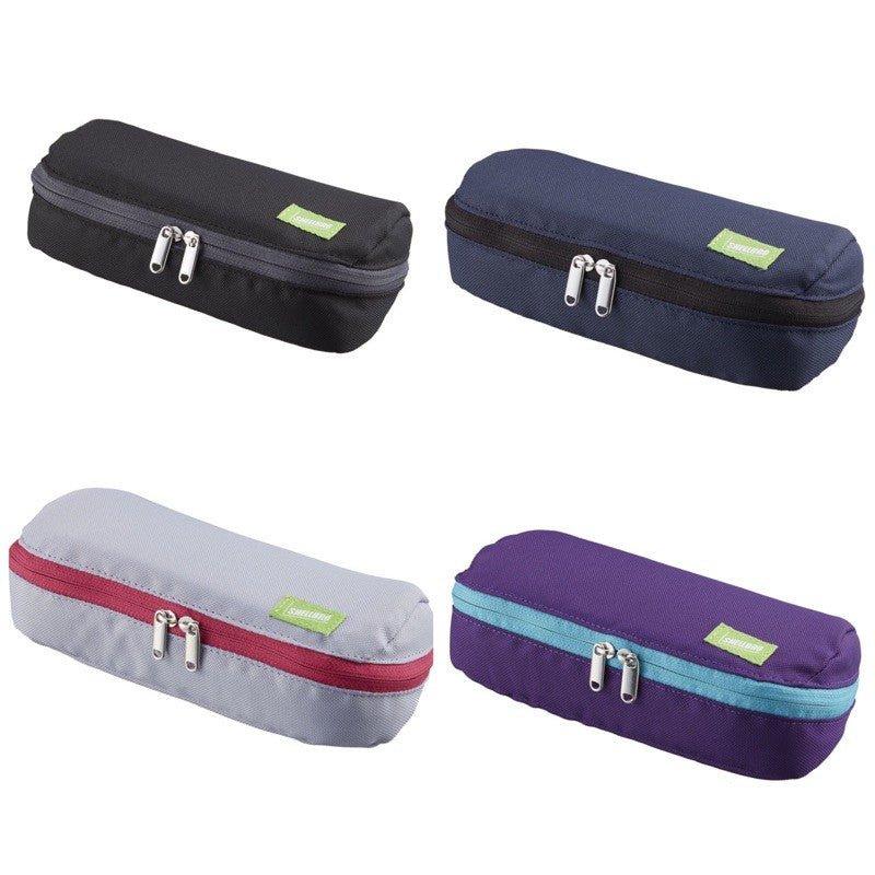 Kokuyo Shellbro เคสดินสอความจุขนาดใหญ่ - สีม่วงสีเทา – CHL-STORE