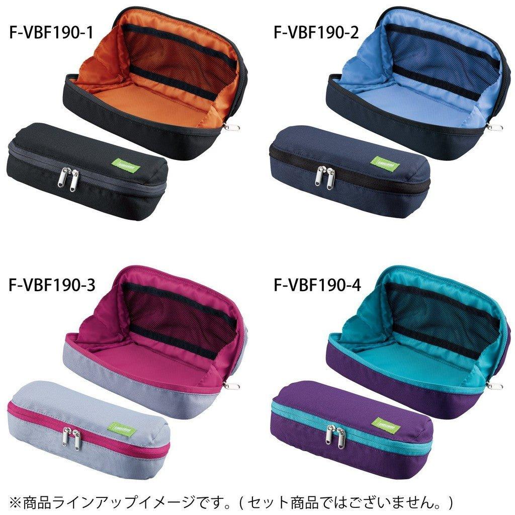 KOKUYO Shellbro Pencil Case - Large Capacity, Gray Purple