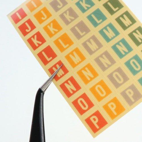 Korean Stationery Merry Morning Colorful Square Translucent Handbook Stickers Decorative Stickers Letters Numbers - CHL-STORE 