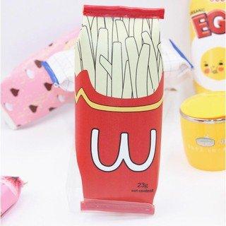 Korean Stationery Simulation Snack Pencil Bag Creative Fun French Fries Pencil Bag NP-H7TAF-114 - CHL-STORE 