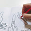Kutsuwa MF66 A5 A6 Miffy Graffiti Book Six-color Pencil Holder Set Miffy Coil Drawing Book Miffy Around - CHL-STORE 