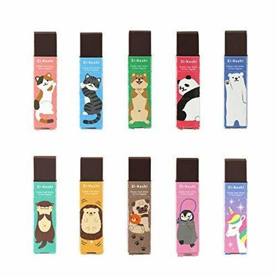 KUTSUWA RE040 Cute Animal Cat Dog Bear Hedgehog Unicorn Penguin Series Part 2 Magnetic Eraser Wipe - CHL-STORE 