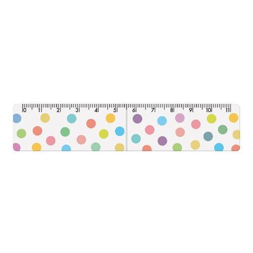 Kyoei BMR-11-02 foldable magnet bookmark ruler 11CM dual-use ruler cute point - CHL-STORE 