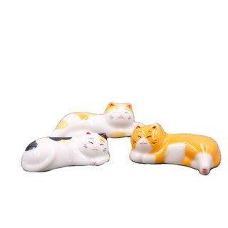 Lazy Cat Ceramic Chopstick Rest Set 3 NP-H0TQG-901 - CHL-STORE 