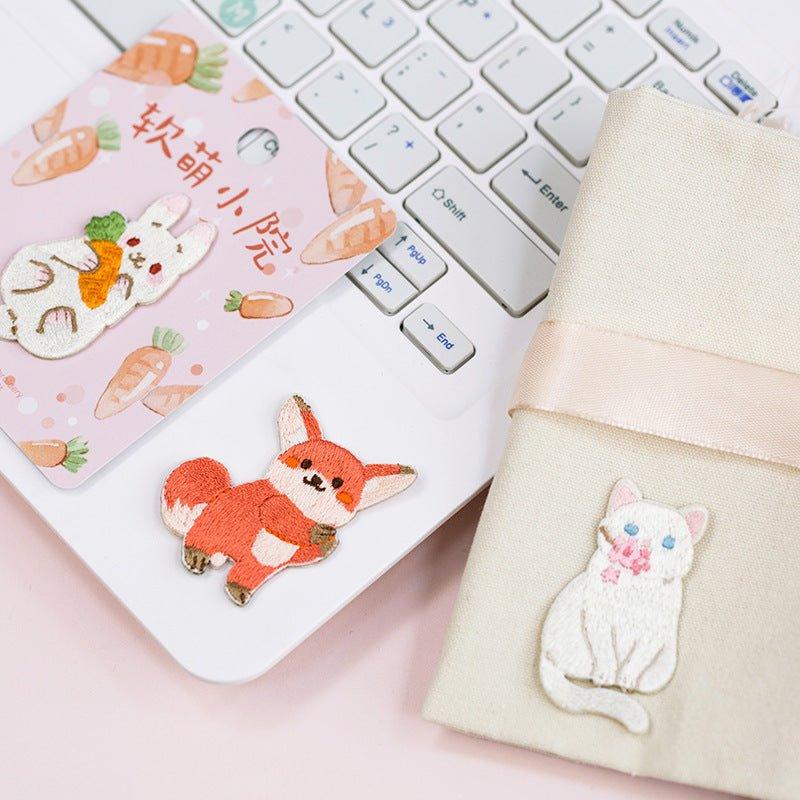 Letter Lovers Small Animals Breeder Collection Decorative Embroidery  Stickers NP-000063