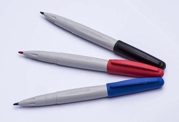 LIBERTY marker pen signature pen water-based signature pen thick 1.0MM black blue red - CHL-STORE 
